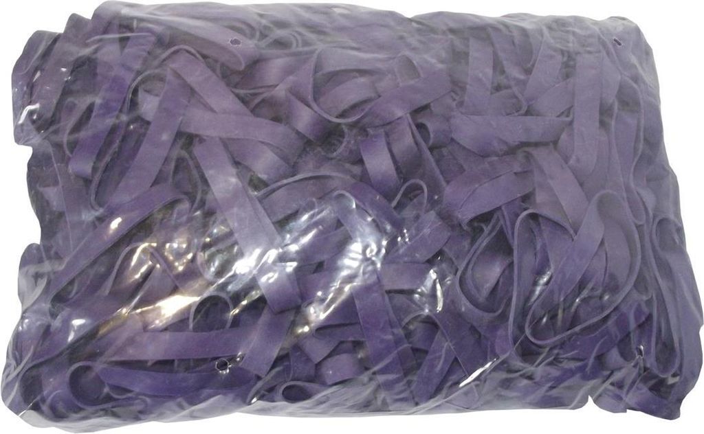 1 kg Gummiringe lila 50 mm Ø 1,2 x 10 mm breit