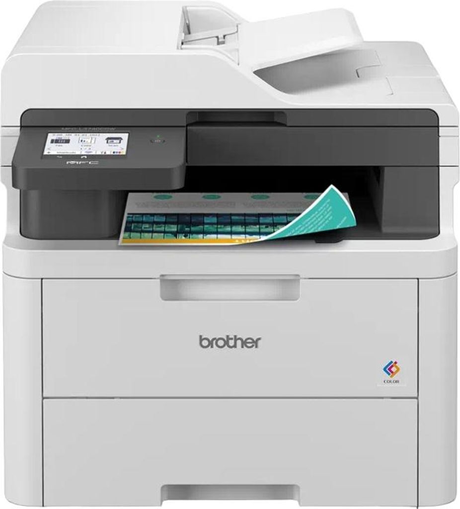 4-In-1-Laserdrucker Brother Mfc-L3740Cdw A4: Drucken, Scannen, Kopieren, Faxen, Wi-Fi