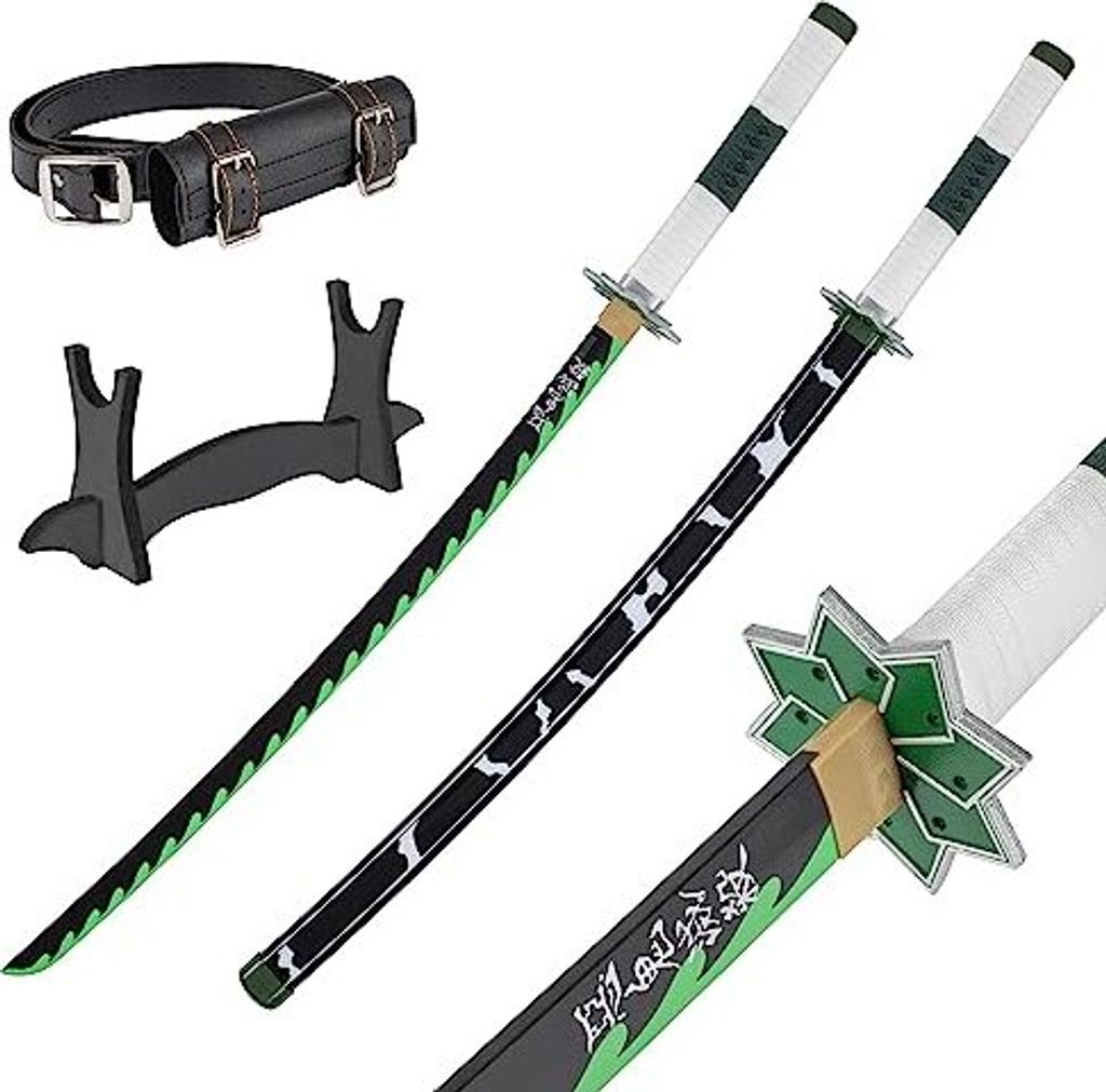 Bambou Anime Katana Cosplay Epée, Katana Inspiré Demon Image du produit 