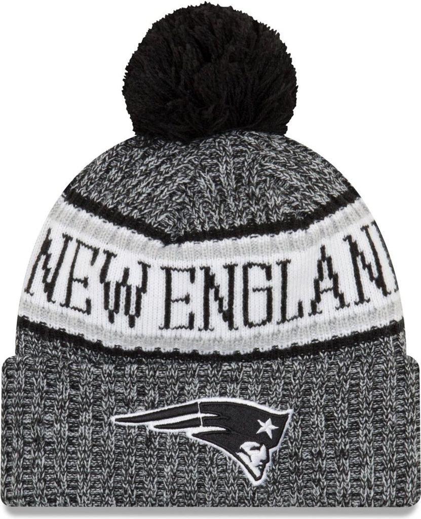 New Era NFL Sideline 2018 Bobble Mütze New England Patriots Obrázok produktu 