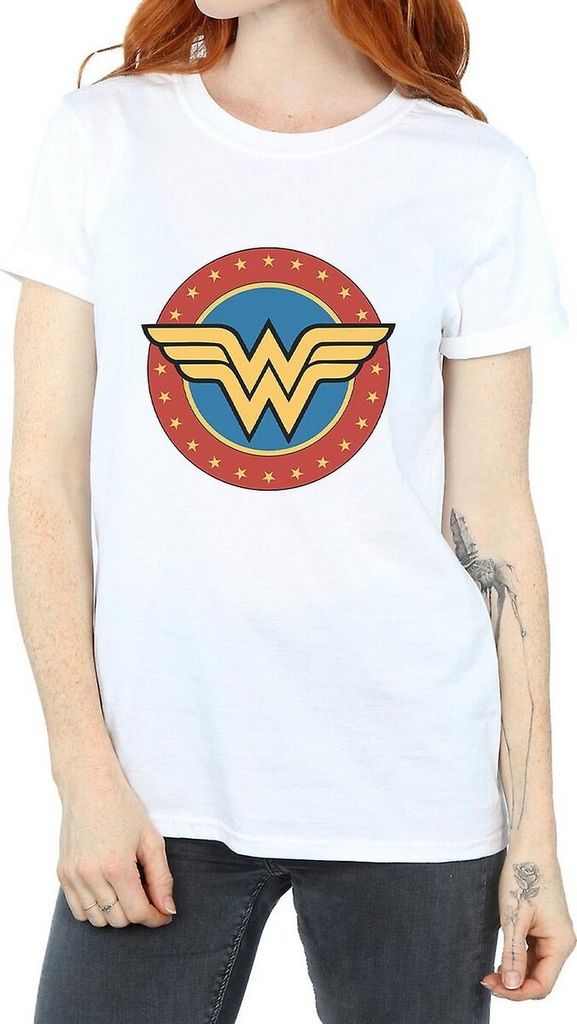 Wonder Woman - T-Shirt für Damen BI1023 (M) (Weiß)