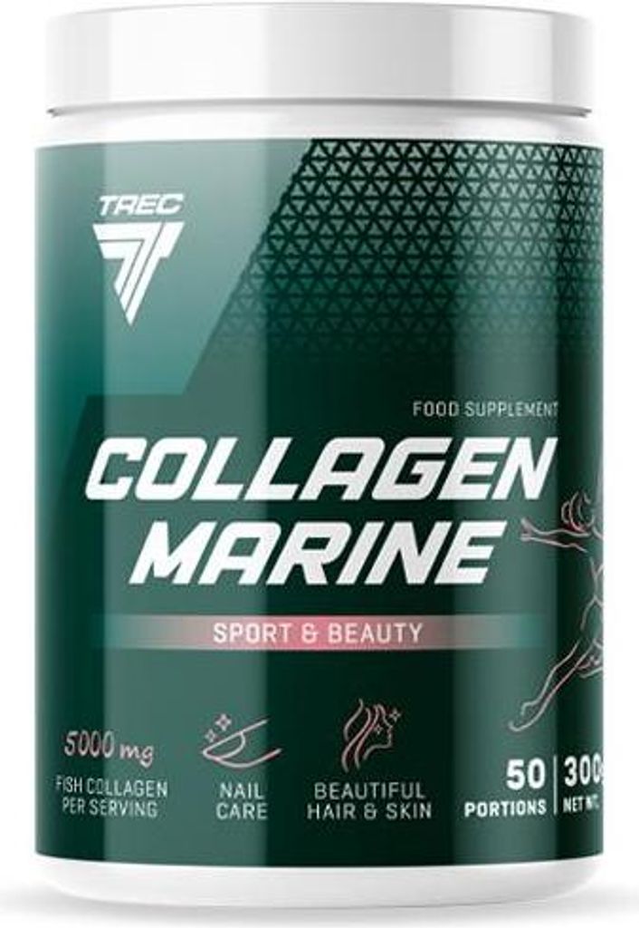 TREC COLLAGEN MARINE 5000mg + ZINC + VIt. D3 + Biotin 300g Wildberry