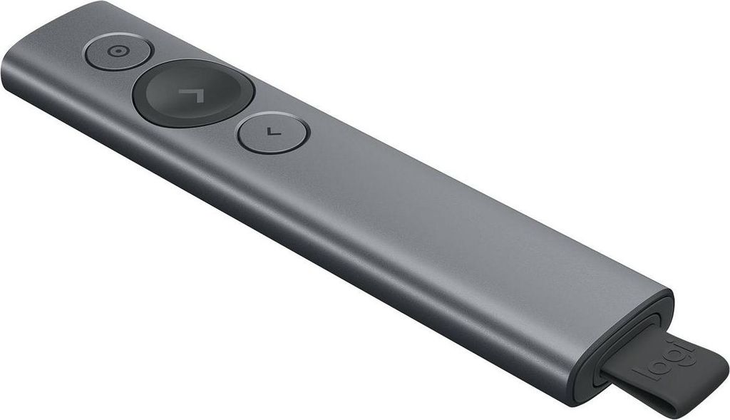 Logitech Spotlight, Bluetooth/RF, USB, 30 m, Szary Zdjęcie produktu 