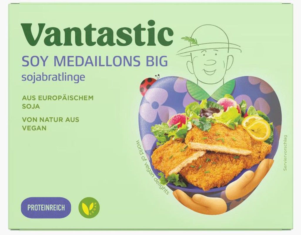 Médaillettes de soja Vantastic Big 500 g Image du produit 