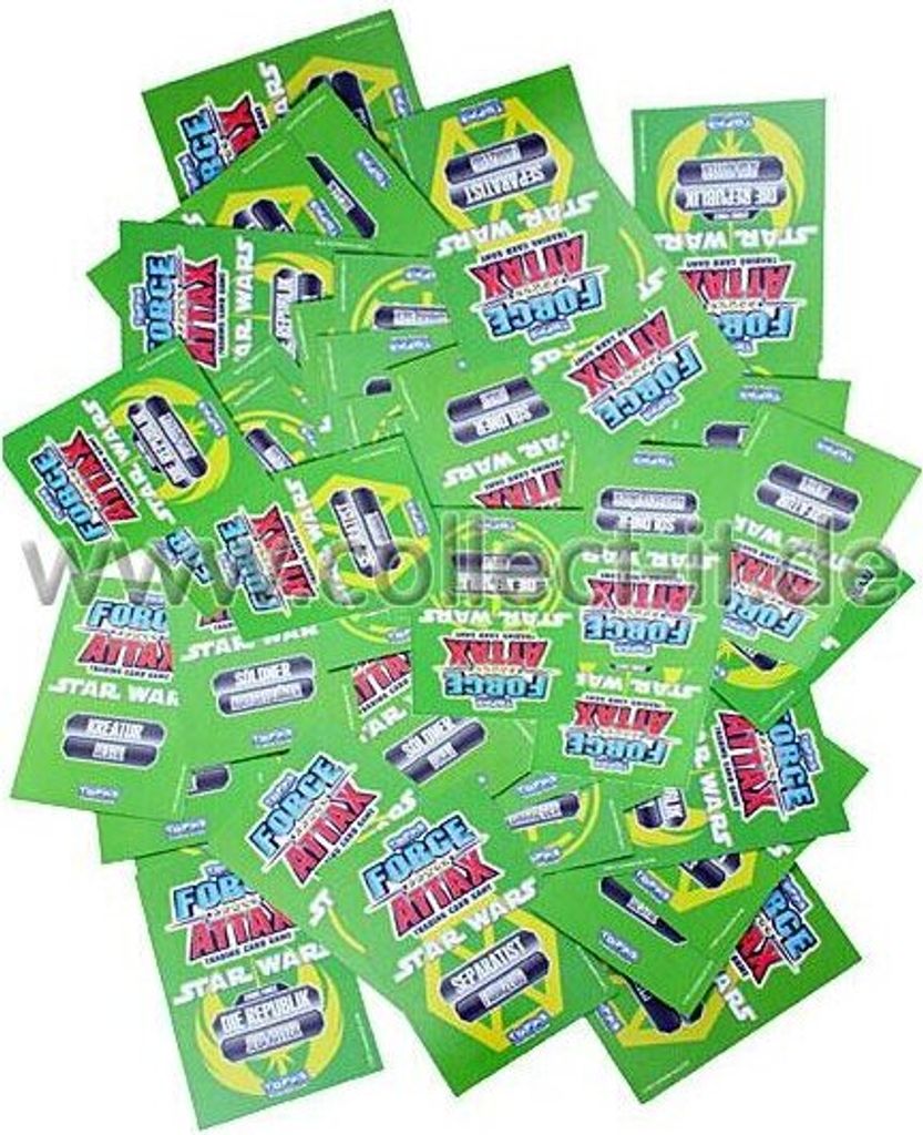 FA2 - Spar 6 - 100 verschiedene Base Karten- Deutsch - Star Wars Force Attax - SERIE 2 (2011)