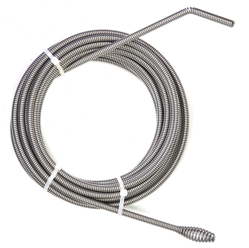 Spirale de nettoyage de tuyaux 7,5 m x 8 mm, nettoyeur de Image du produit 