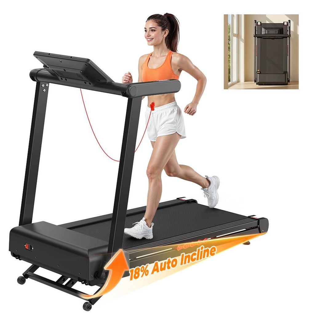 FT62 Professionelles Heim‑Laufband mit großer Lauffläche, Produktbild 