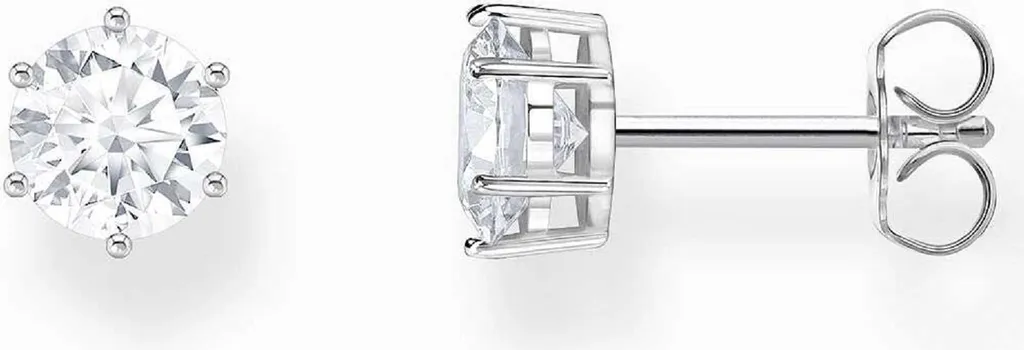 Thomas Sabo H2301-051-14 Borchie Donna Argento e Zirconi