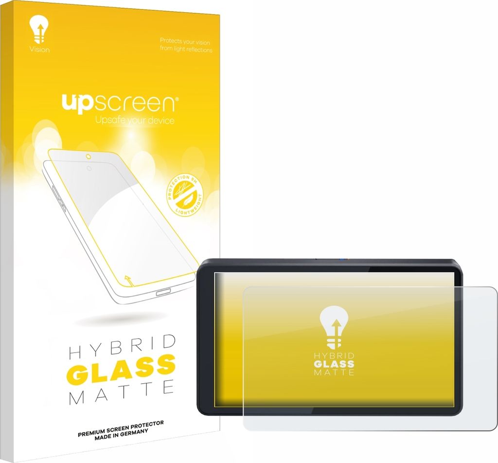 upscreen Entspiegelungs Schutzglas für CARabc DB601 Schutzfolie Panzer Folie Glas Display Schutz matt