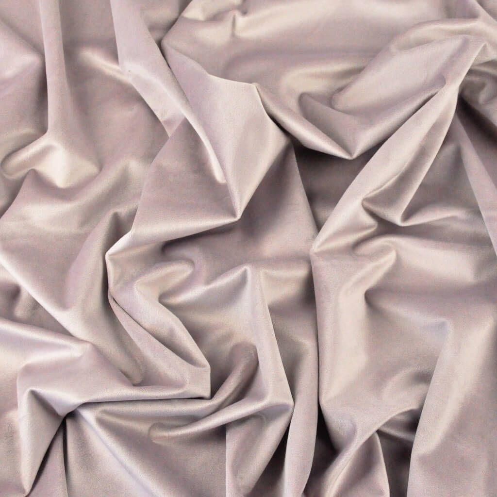 Rosa Samt Vorhangstoff, 1,45 m breit, thermoregulierend, kaum elastisch
