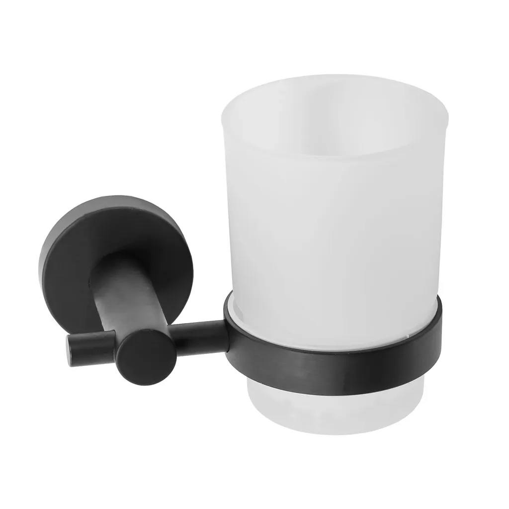 Tasse de Salle de Bains Tutumi 322233A Black en Céramique Noire Mate