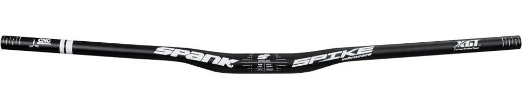 Guidon de Descente VTT Spank Spike 800 Race Bar Riser 31,8 mm Noir Mat