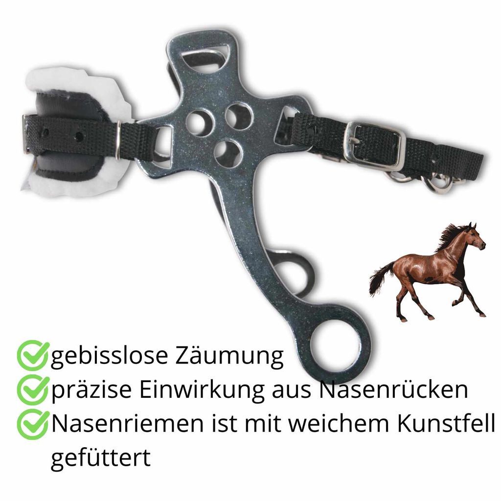 Waldhausen Trensenzaum X-Line Hackamore Trense