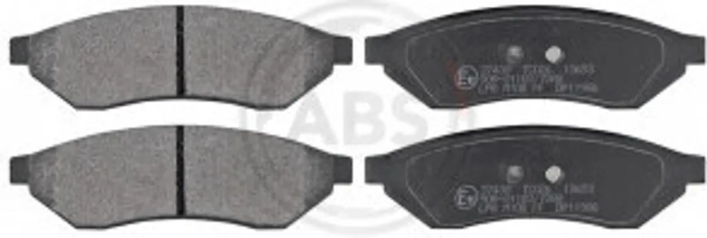 Plaquettes de frein A.B.S. 37438 pour Magnus et Epica - OE 96496763