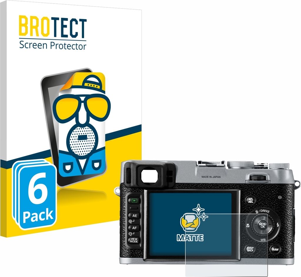 6x BROTECT Schutzfolie für Fujifilm FinePix X100 Produktbild 