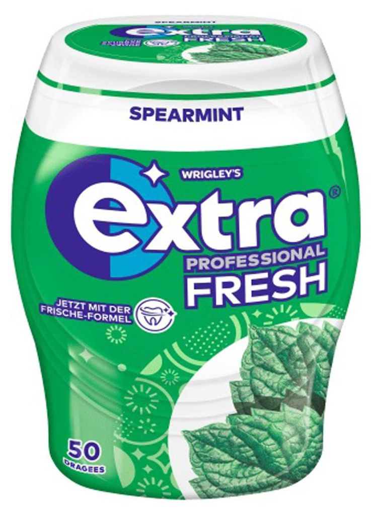 Wrigleys Extra Professional Mint bez cukru 50 dražé 70g Obrázek produktu 