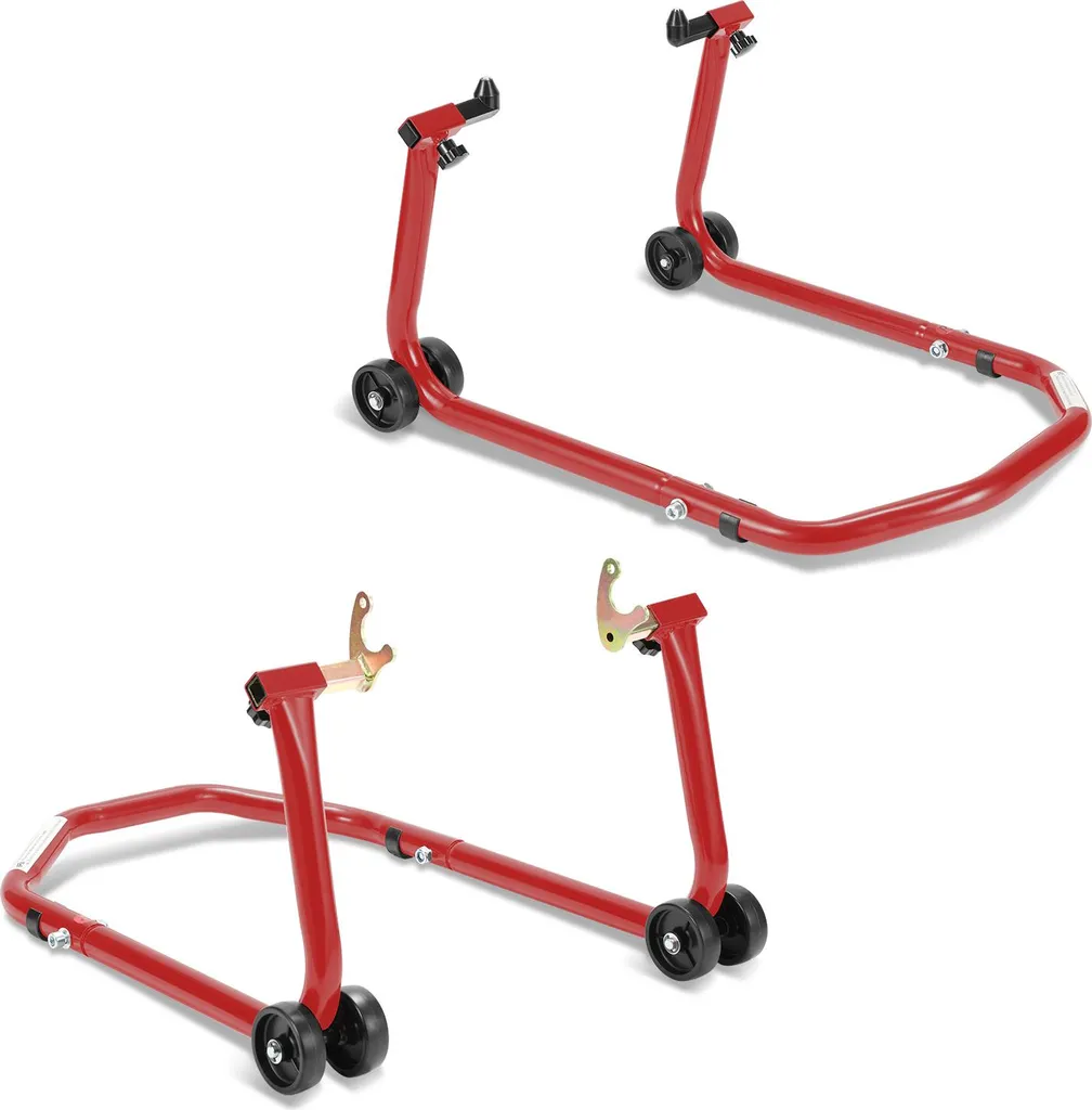 Kit Alzamoto Hebitod 300kg Rosso - Cavalletto Anteriore e Posteriore