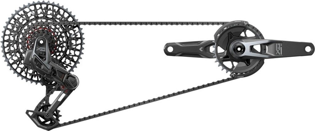 SRAM Schaltgruppen-Set "X0 Eagle AXS Transmission" 170 mm Kurbell
