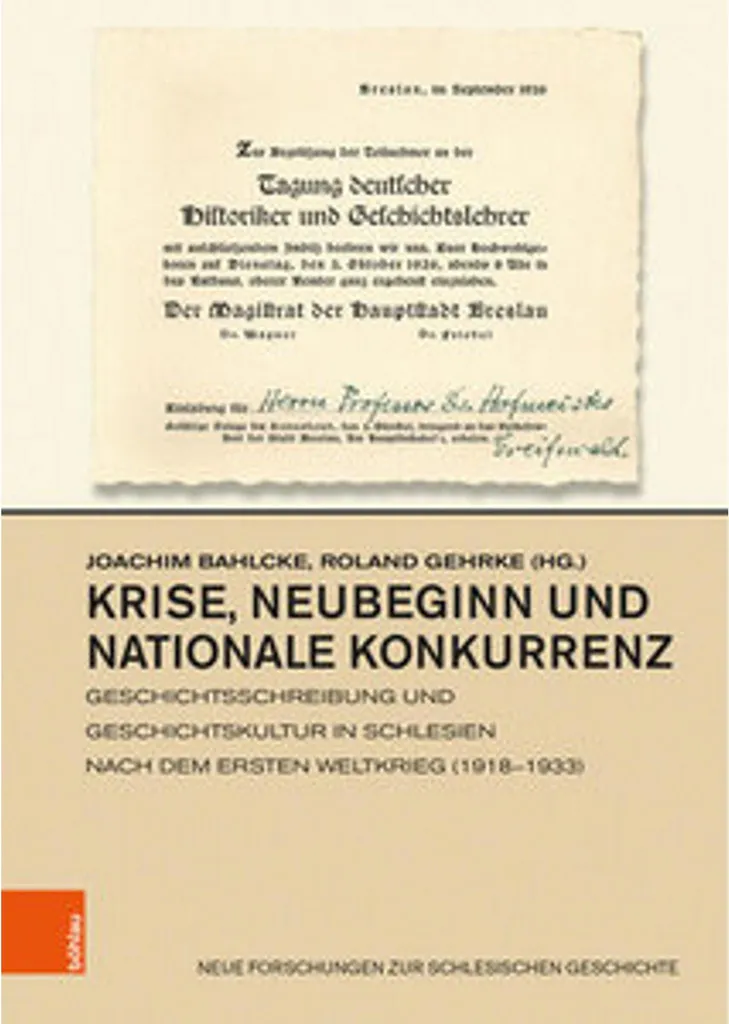 Livre de recherche Krise, Neubeginn und nationale Konkurrenz broché