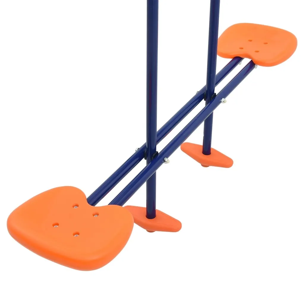 Balançoire en acier avec 3 places réglables pour enfants - Kit complet