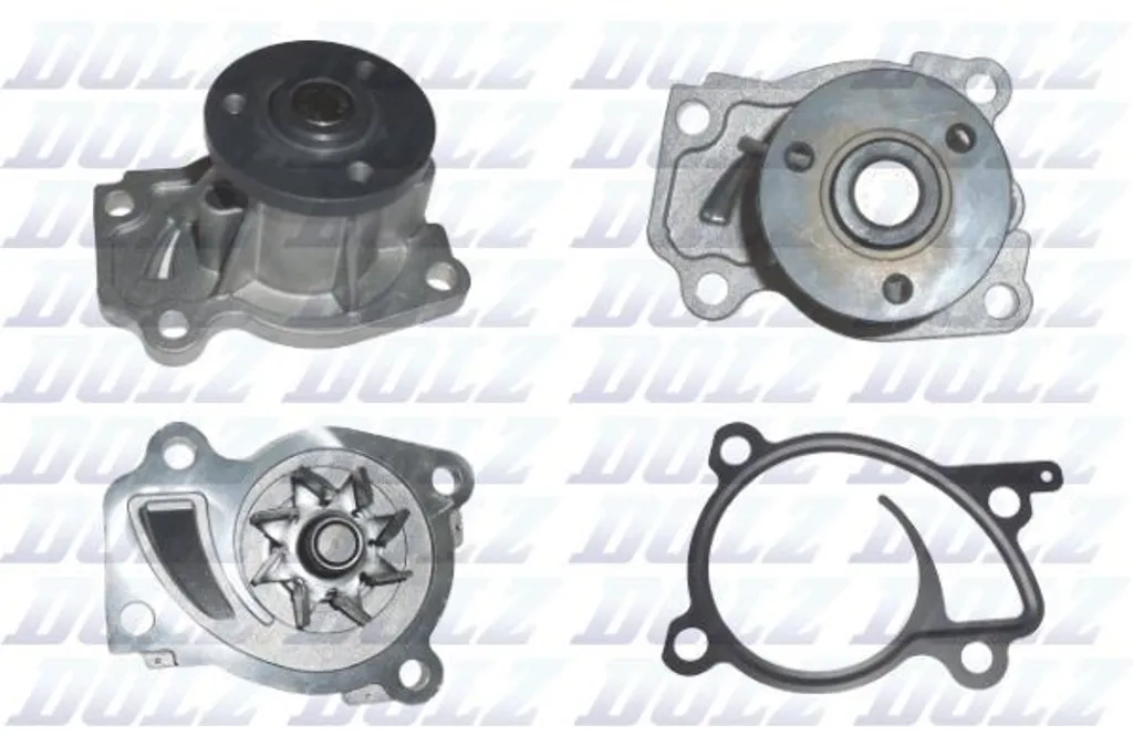 Pompe à eau DOLZ N161 robuste et fiable pour moteur Renault Mégane IV B9