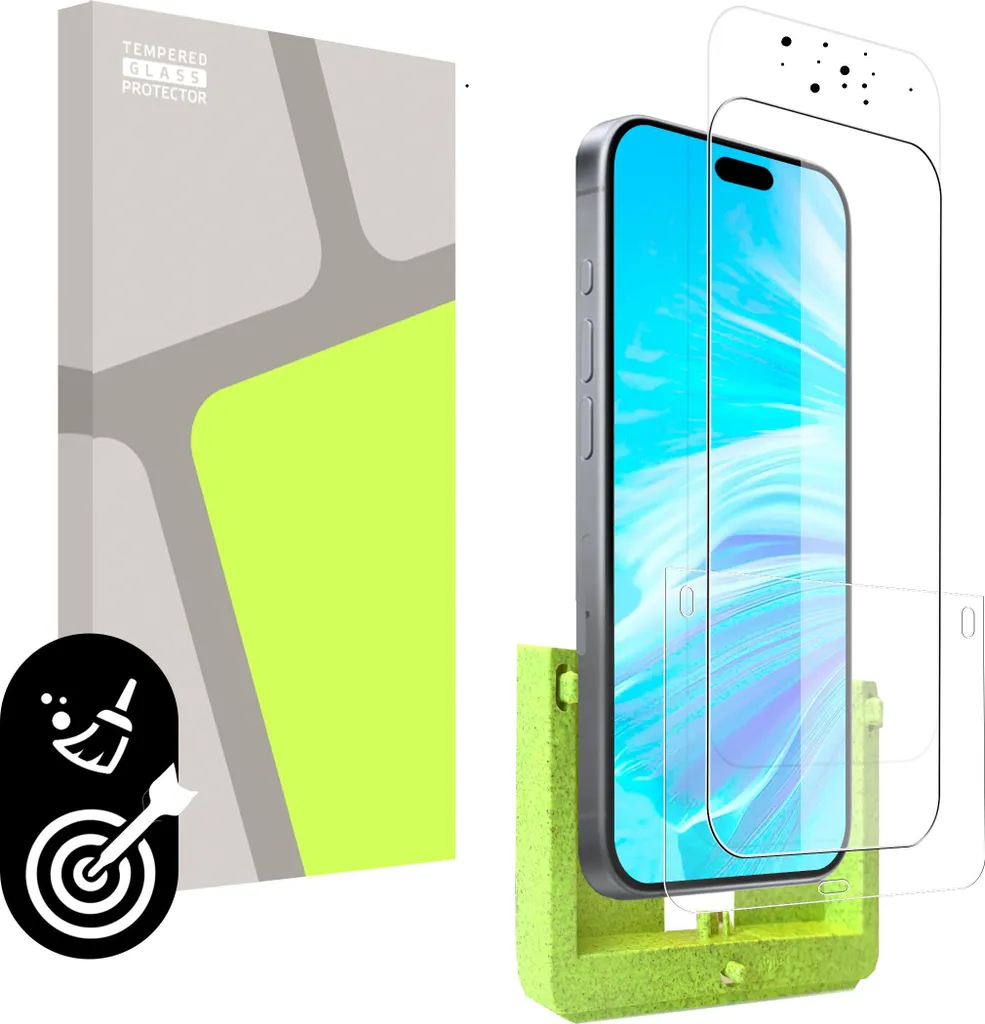 Film Verre Trempé iPhone 16 Pro Max - Pose Facile et Coque Compatible