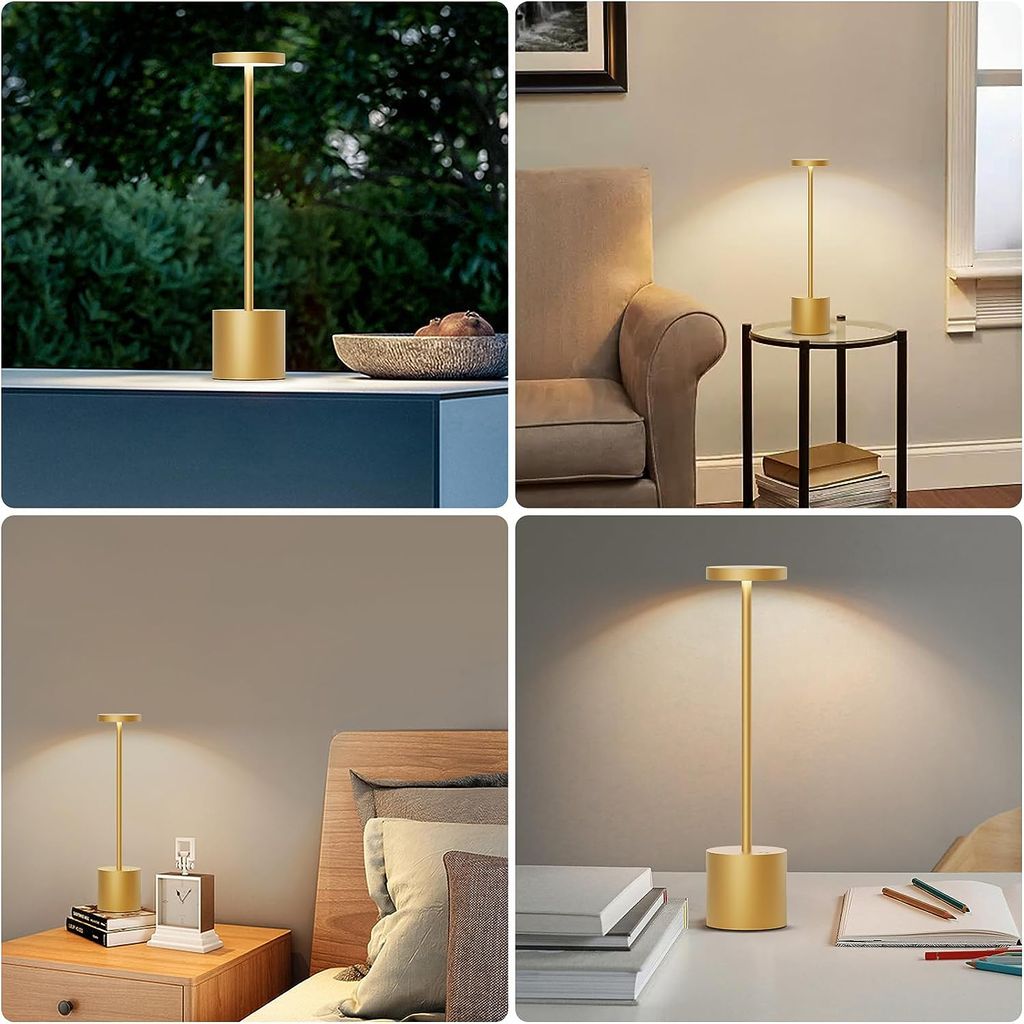 Nachttischlampen, Tischlampe, Stufenlos Dimmbar LED Produktbild 9