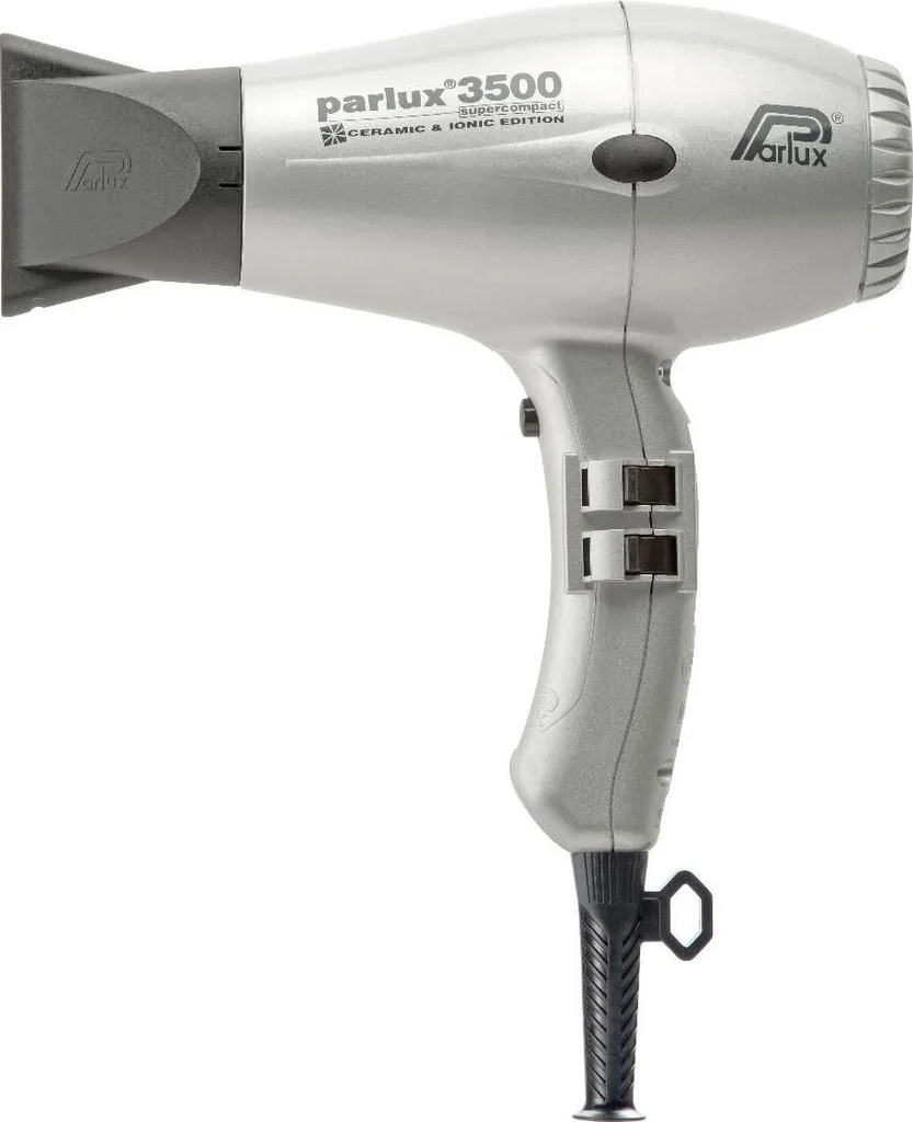 Sèche-Cheveux Parlux 3500 Supercompact Argent Ionique pour Brushing Parfait