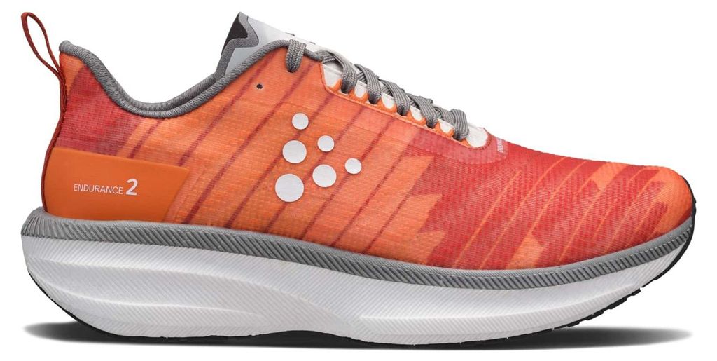 Craft Damen Laufschuh Endurance 2, Gr. 40, 215g, 9mm Sprengung, dicke Dämpfung