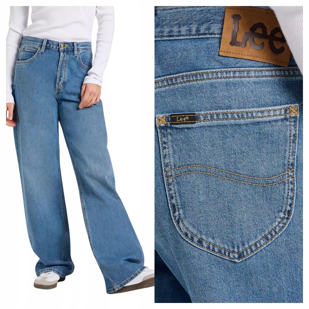 Lee | Low Slung Slouch Jeans für Damen, Blau, lockere Passform, W29 L31
