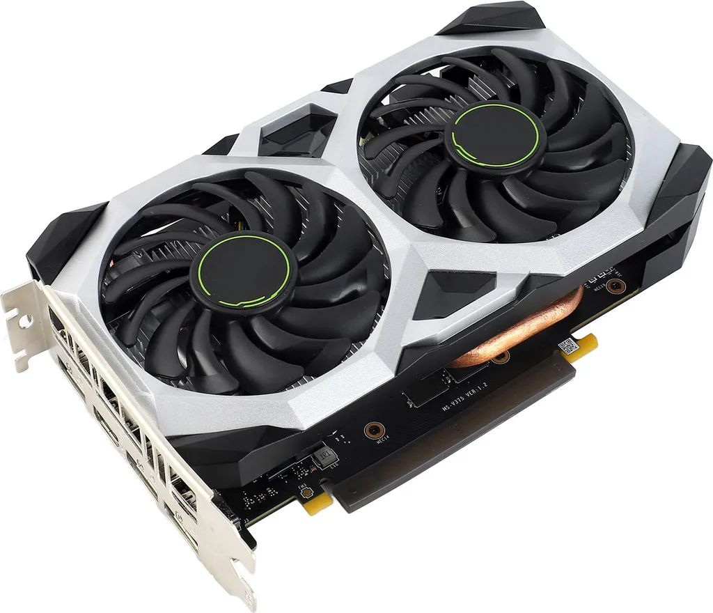 Carte graphique de jeu PC 6GB GDDR6 Interface 192 Bit PCI-E 3.0 Noir
