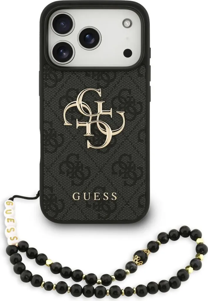 Etui Guess 4G Strap 4G Classic Logo Na Iphone 17 Pro - Czarne