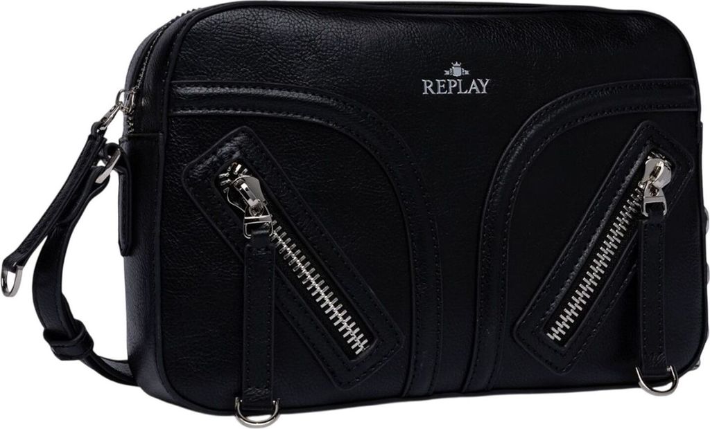 REPLAY Umhängetasche Crossbody Bag Black schwarz