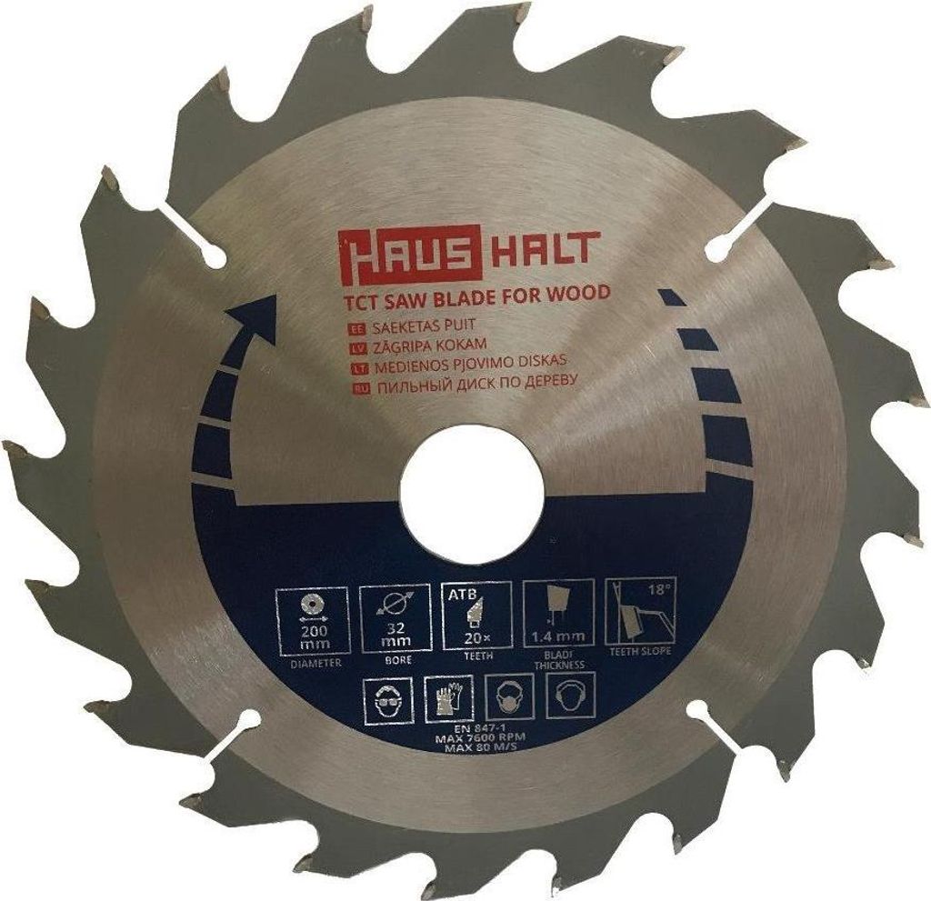 Haushalt Circular Saw Blade Wood 200X32X20 Produktbild 