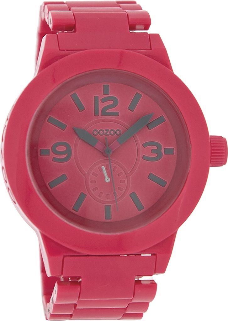 Oozoo Armbanduhr pink Kunststoff Timepieces Damen Analog-Quarzuhr UOC4117A