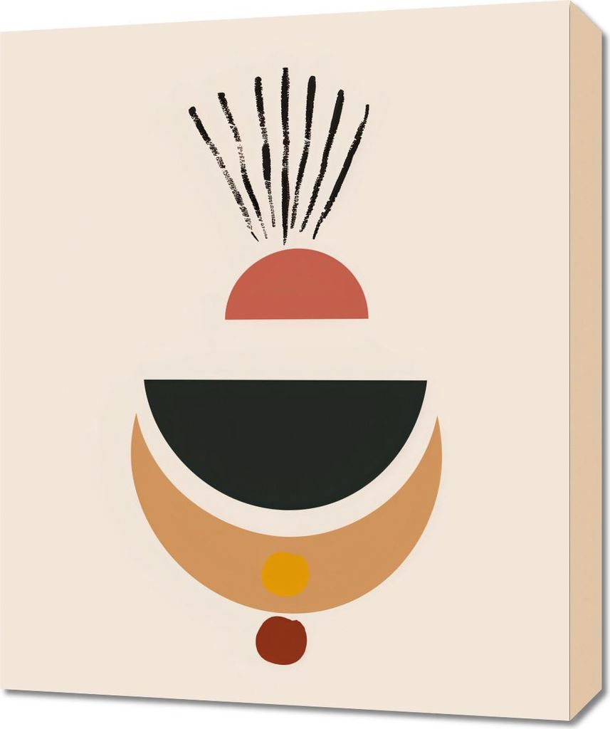 Bild 50x60cm Konsistente Reflexion