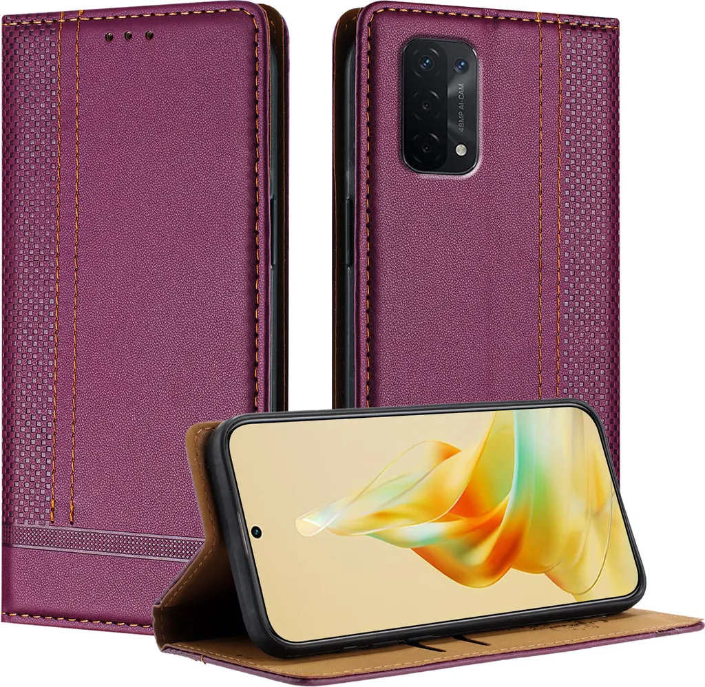 Custodia Realme V11 5G Pelle Viola: Protezione e Stile da Vero Artigiano