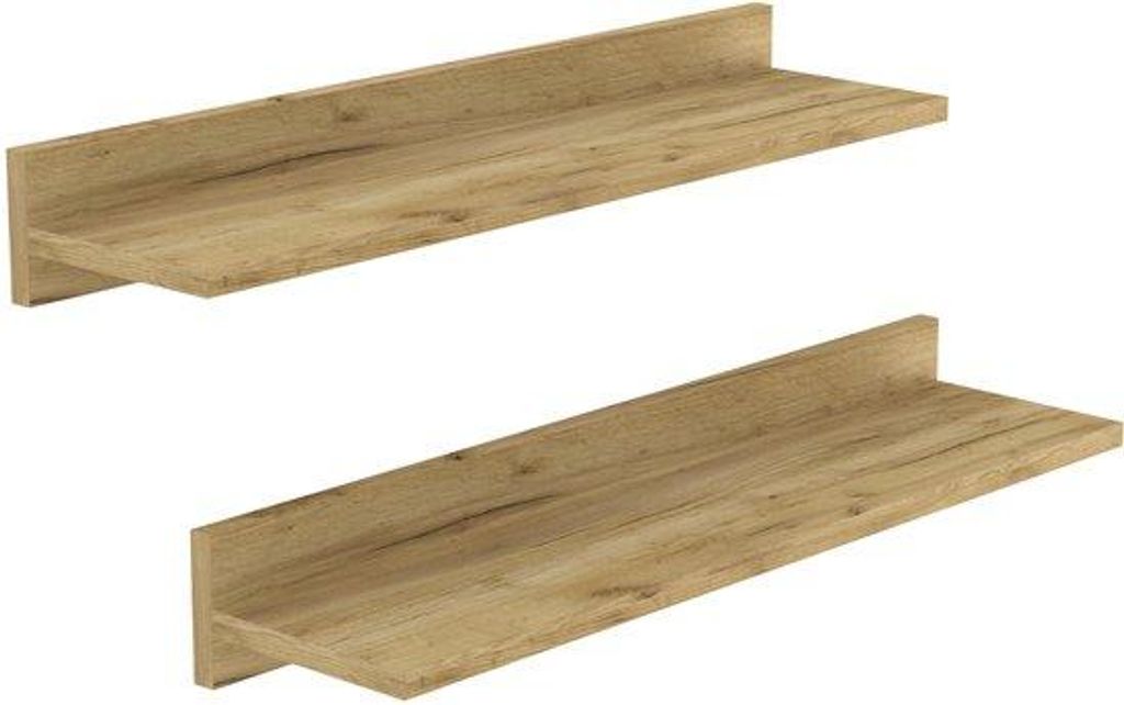 Eichen Regalbrett, 80cm, stabil, unsichtbar befestigt, für Bad, Schlafzimmer