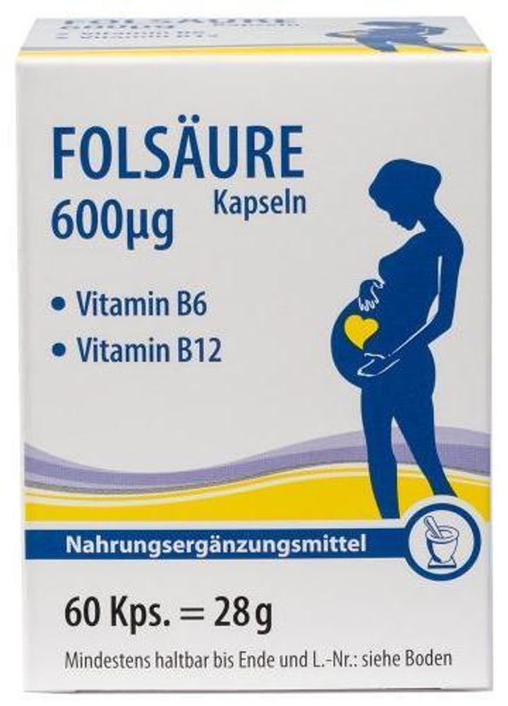 Folsäure Kapseln 60 St