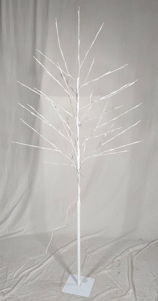 160 LED Lichterbaum 80 x 160cm weiß - Leuchtbaum mit Timer Produktbild 1