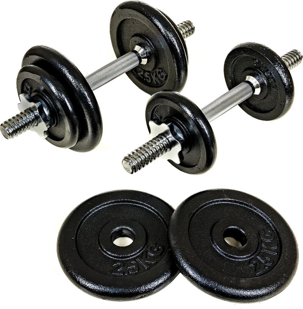 Stormred Painted Hantelset 18 kg Schwarz