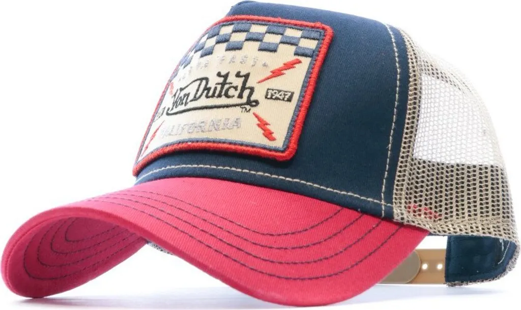 Casquette Rouge Von Dutch Sqr16 : Style Vintage pour Sorties et Loisirs