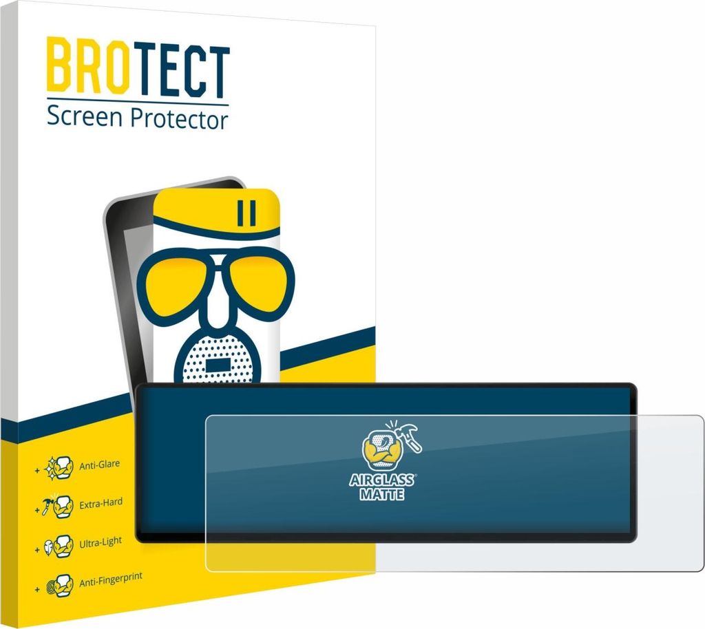 BROTECT Entspiegelungs Schutzglas für Corsair Xeneon Edge 14.5" Schutzfolie Panzer Folie Glas Display Schutz matt