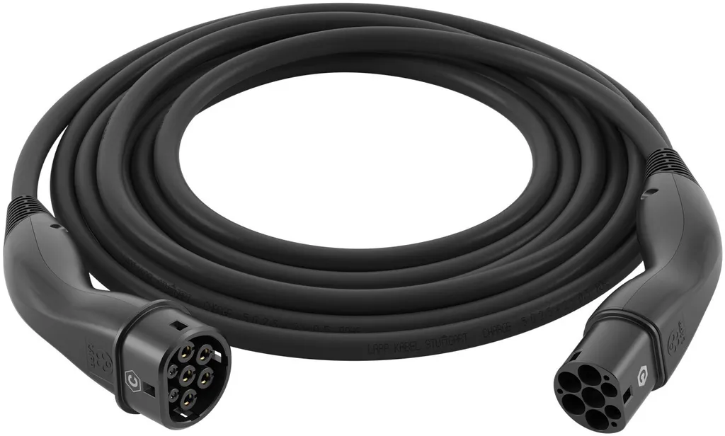Câble Type 2 de 11 kW triphasé, longueur 3m, robuste et compact - 13