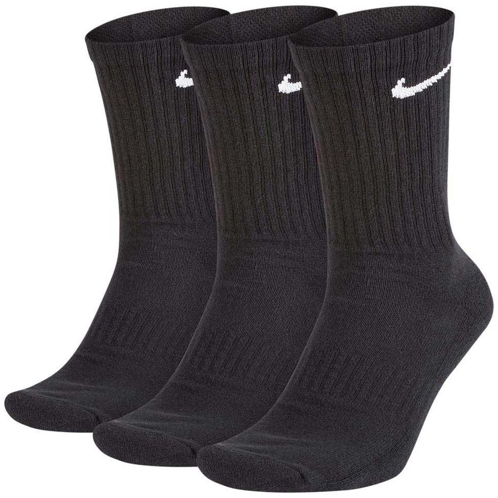 Ponožky Nike Everyday Cushioned Crew Ponožky 3-balení černé Obrázek produktu 