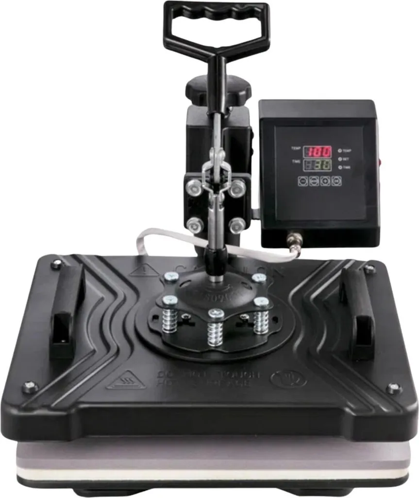 Presse à transfert thermique avec cadre en acier stable et LCD