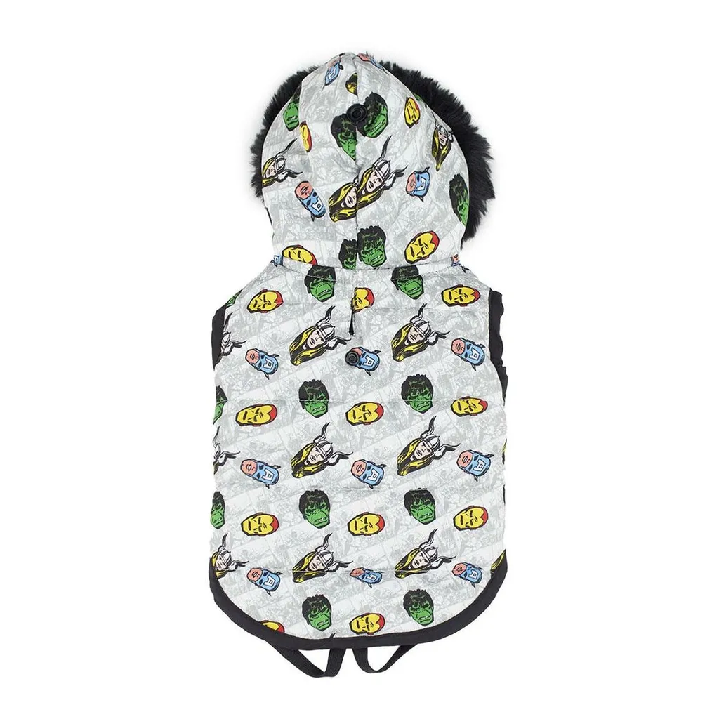 Abbigliamento Cani Avengers XS Grigio | Felpa Termica Marvel Ufficiale