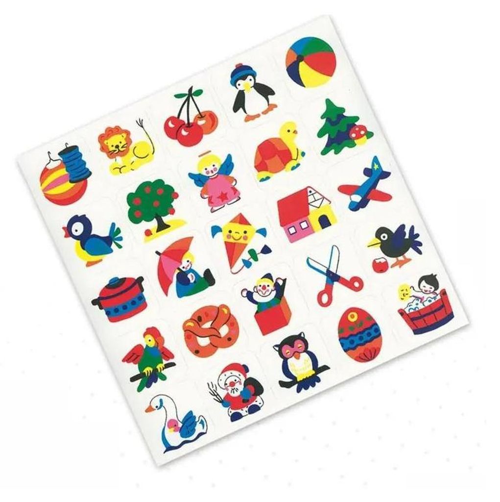 Erkennungsschilder, Stickers Dessin 2, 25 Stück Produktbild 