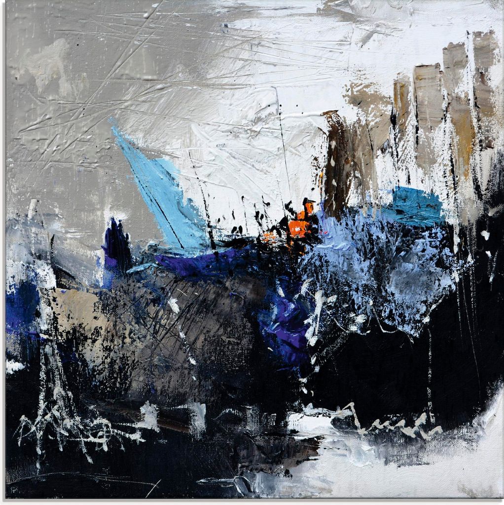 ARTland Glasbild Abstrakt II Größe: 20x20 cm