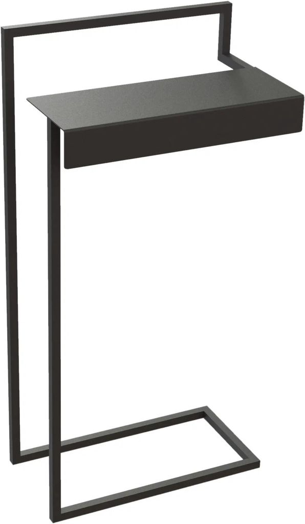 Design Mokko Nero Portaoggetti da terra con ripiano Immagine del prodotto 